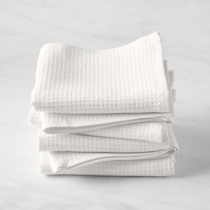 Williams Sonoma Super Absorbent Waffle Weave Multi-Pack Towels, Set of 4