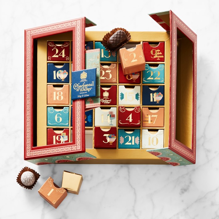 Charbonnel et Walker Chocolate & Truffle Advent Calendar | Williams Sonoma