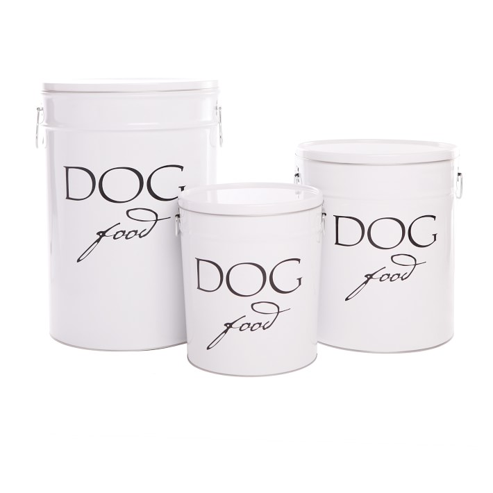 Harry Barker Classic Dog Food Storage, Medium, White | Williams Sonoma