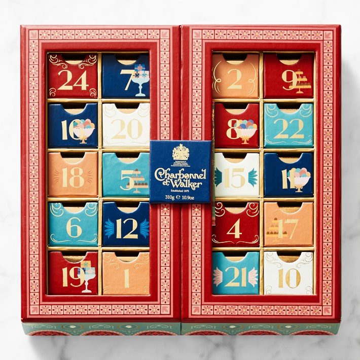 Charbonnel et Walker Chocolate & Truffle Advent Calendar Williams Sonoma