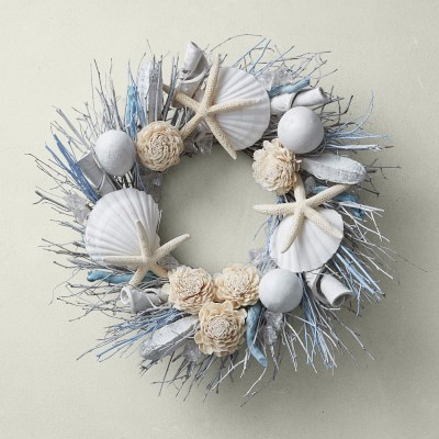 Fleur De Sel Live Wreath | Williams Sonoma