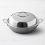 Hestan ProBond Professional Clad Stainless-Steel Covered Wok with Helper Handles, 14&quot;