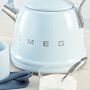 SMEG Stainless-Steel Whistling Tea Kettle, 2 1/2-Qt.