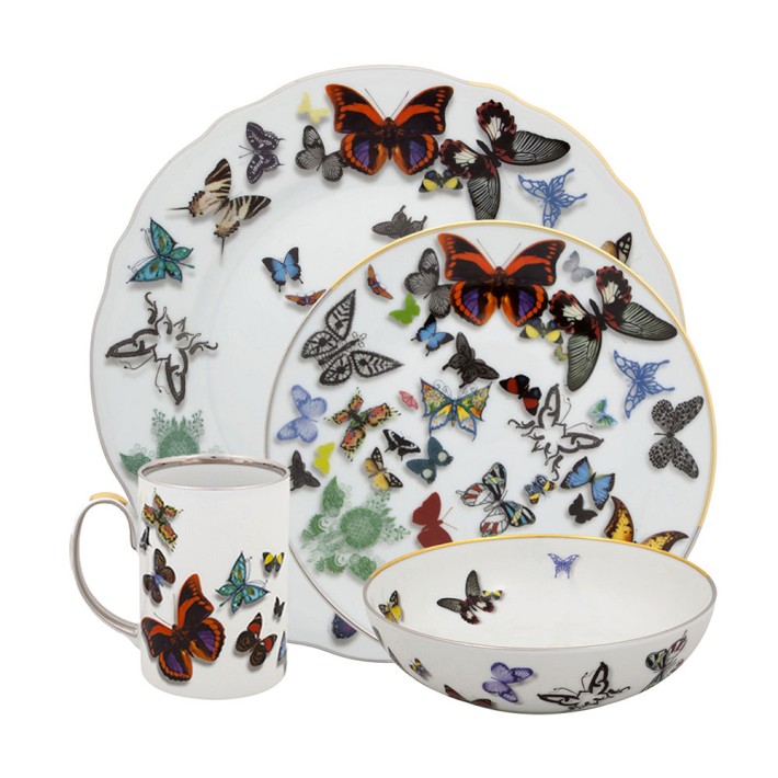 Christian Lacroix Butterfly Parade 4-Piece Dinnerware Set