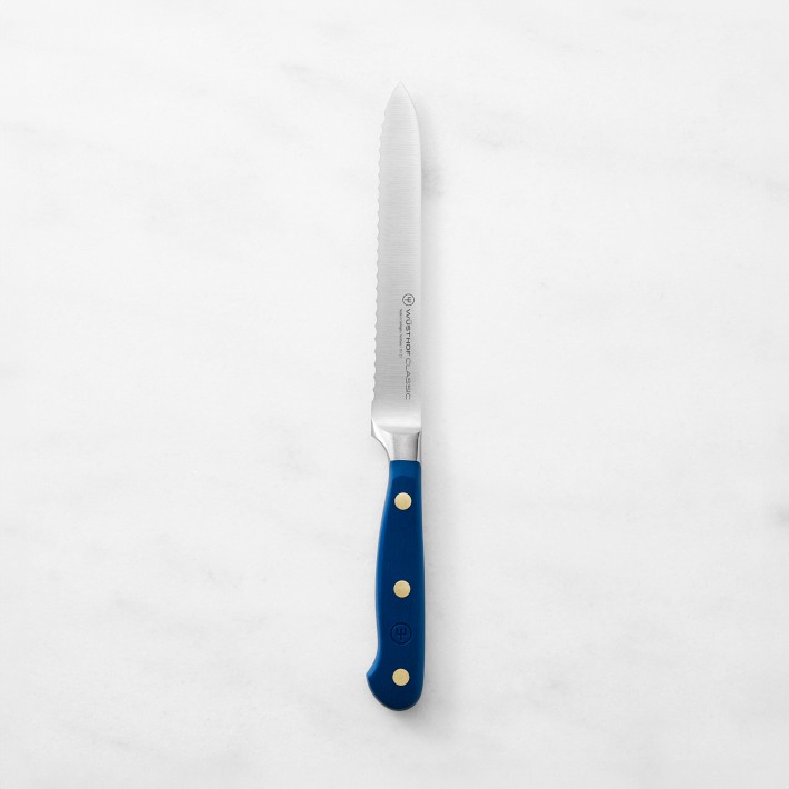 Wüsthof Serrated Utility Knife, 5" - Williams Sonoma