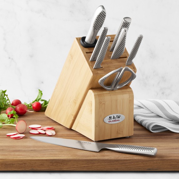 Global Classic Takashi Knife Block, Set of 9 Williams Sonoma