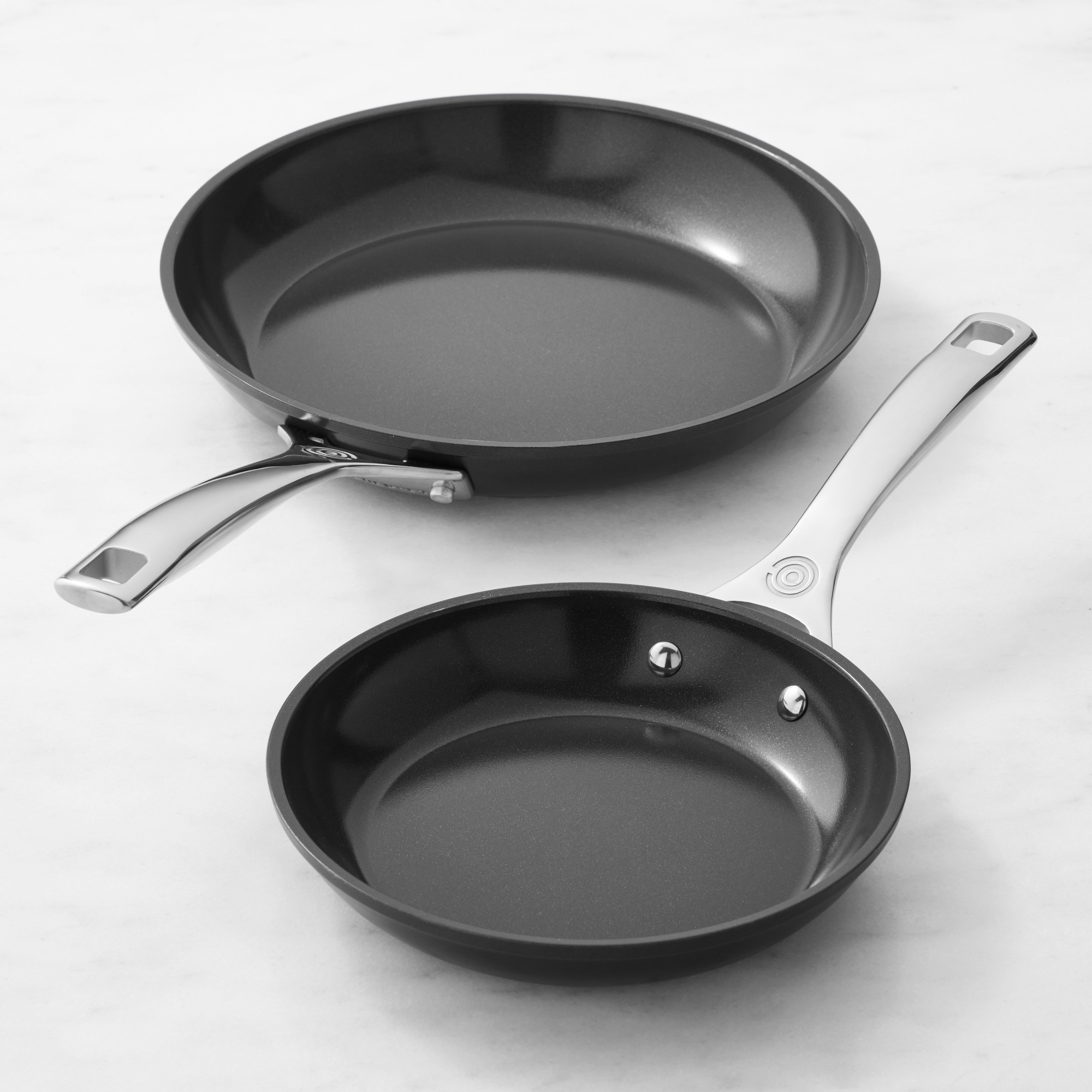 Le Creuset Ceramic Nonstick Fry Pan Set, 8" & 10"