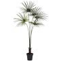 7' UV Resistant Faux Fan Palm Tree
