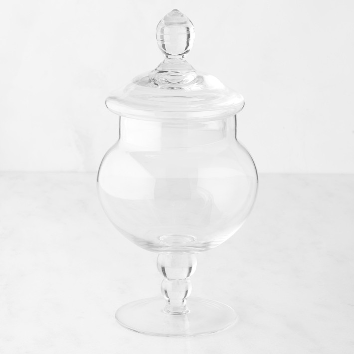Glass Candy Jars - Round