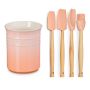 Le Creuset Silicone Utensils with Utensil Holder, Set of 5