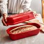 Emile Henry French Ceramic Italian Bread Loaf Baker