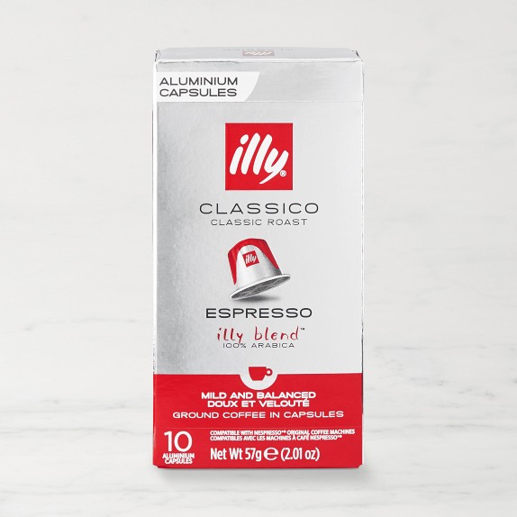 illy Aluminum Coffee Capsule Classico Medium Williams Sonoma