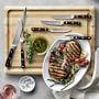 W&#252;sthof Classic Straight Carving Knife & Meat Fork Set