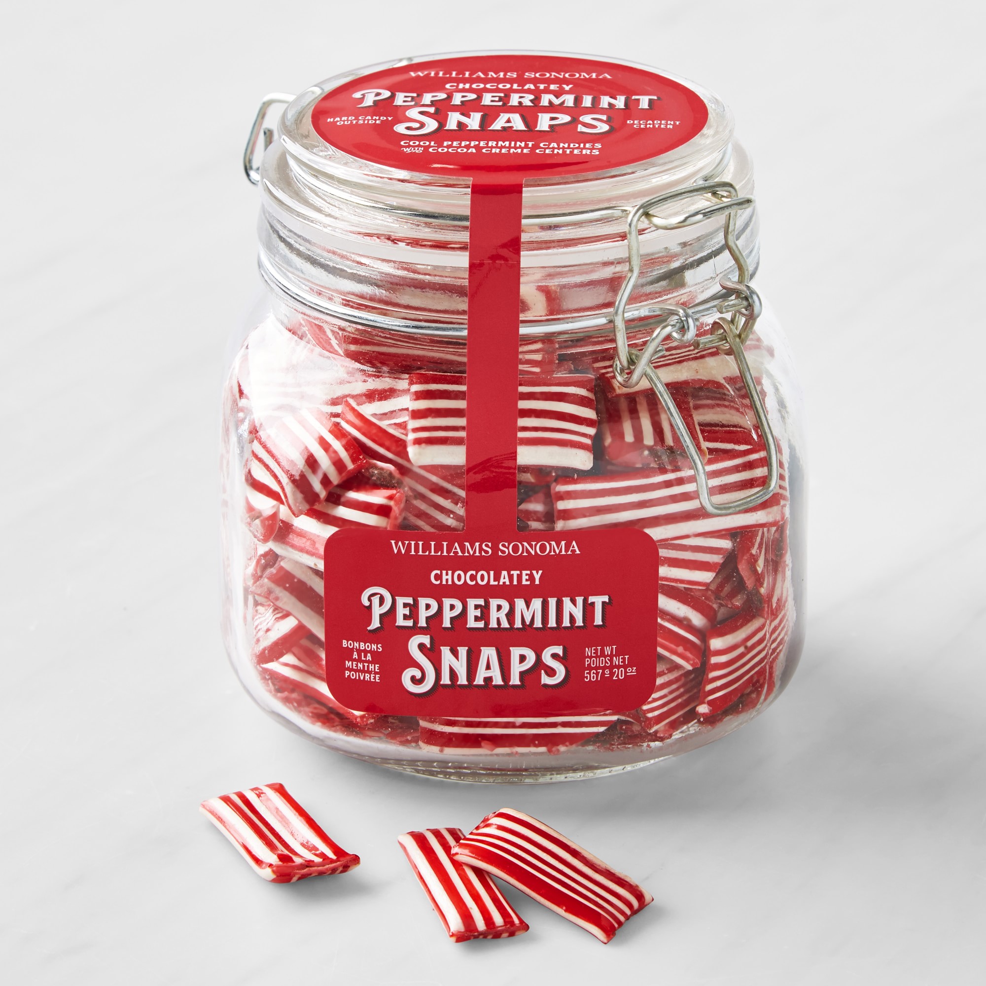 Williams Sonoma Chocolate-Filled Peppermint Snaps