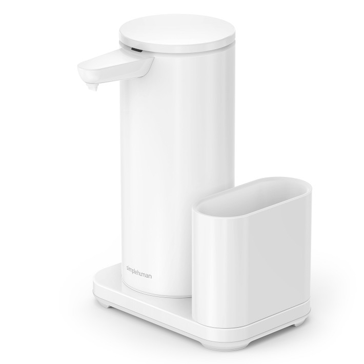 simplehuman™ Rechargeable Liquid Sensor Pump with Sponge Caddy, 14-Oz.
