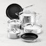 Hestan ProBond Professional Clad Stainless-Steel TITUM Nonstick 10-Piece Cookware Set