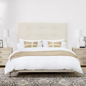 Brooklyn Tufted Tall Bed & Headboard | Luxury Beds | Williams Sonoma