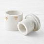 Williams Sonoma Honeycomb Marble Butter Keeper