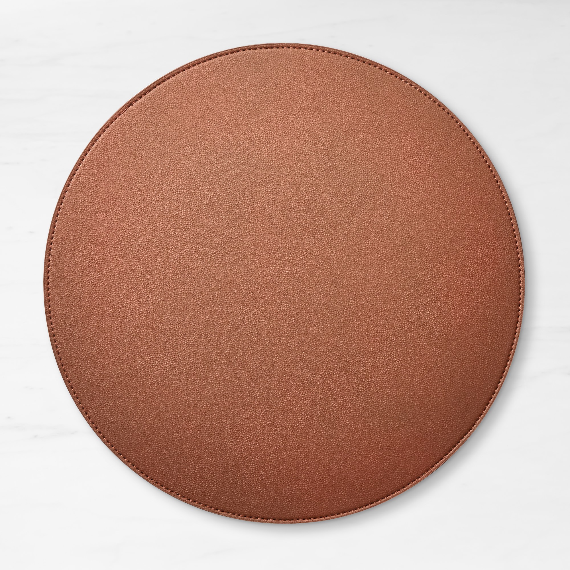 Faux Shagreen Round Placemat