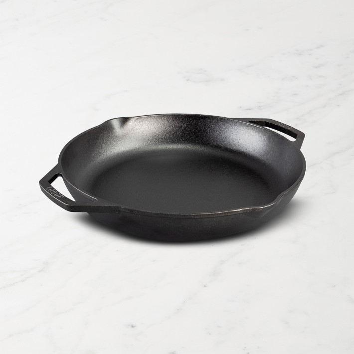 Lodge Chef Collection Cast Iron Double Handle Skillet, 14&quot;