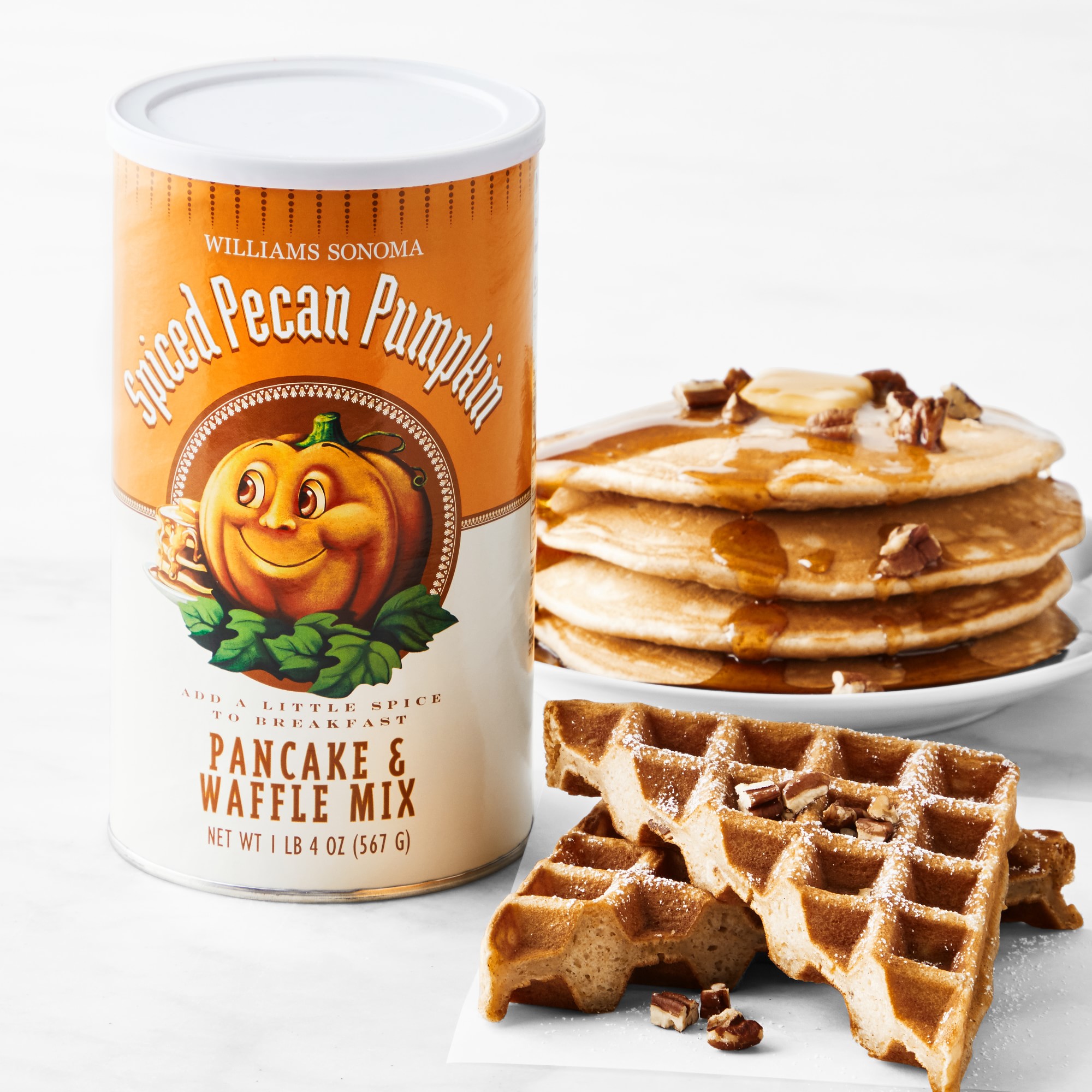 Williams Sonoma Spiced Pecan Pumpkin Pancake & Waffle Mix