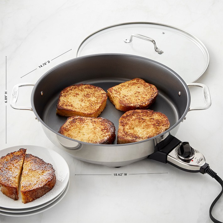 All Clad 7 Qt. Nonstick Electric Skillet Williams Sonoma