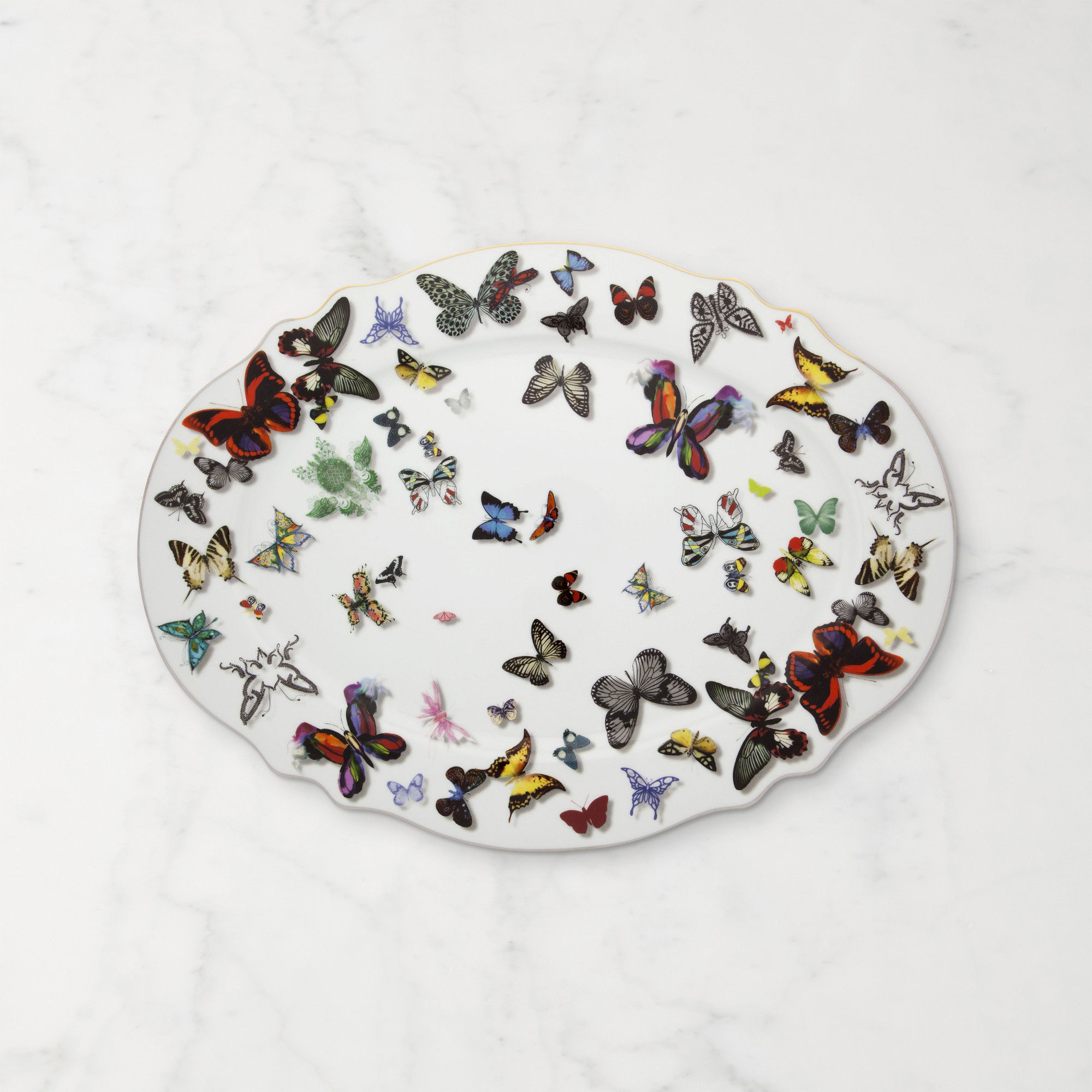 Christian Lacroix Butterfly Parade Platter