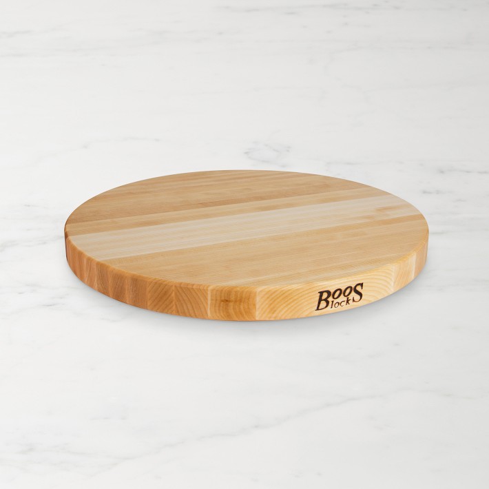 Boos Round Cutting Board, 18", Maple