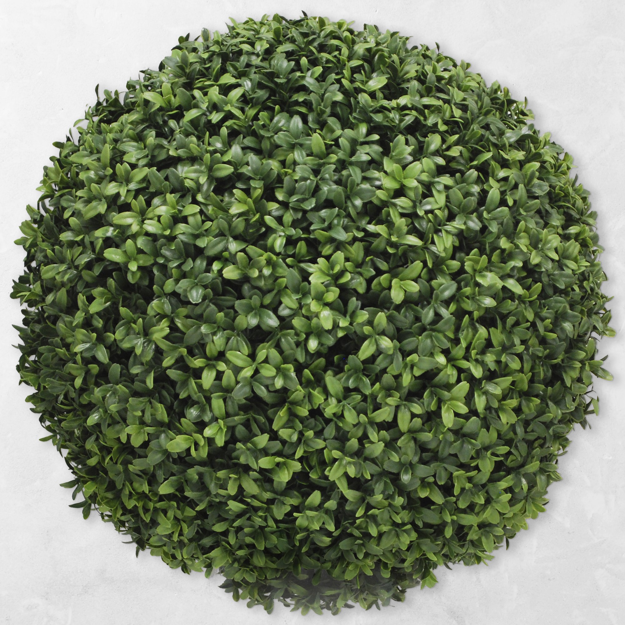 20" Faux Boxwood Ball, Indoor/Sheltered Outdoor