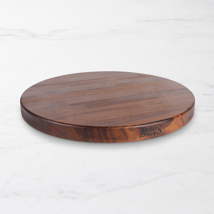 Boos Round Cutting Board, 18", Walnut