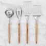 Williams Sonoma Stainless Steel Olivewood Utensils, Set of 4