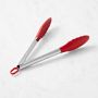 Williams Sonoma Stainless-Steel Silicone Locking Tongs