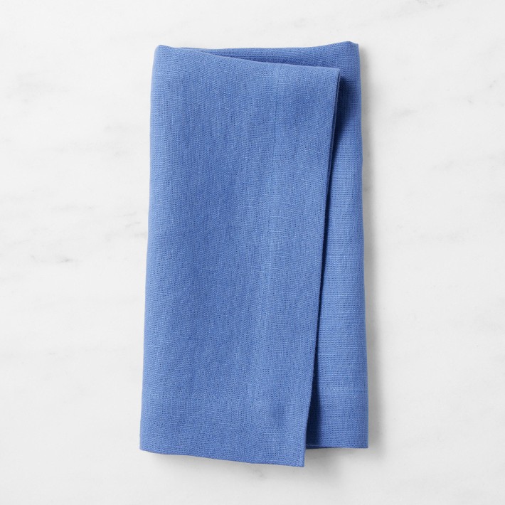 Signature Linen Napkins, Blueberry, Set of 4
