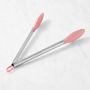 Williams Sonoma Stainless-Steel Silicone Tongs
