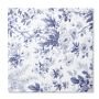 Blue White Floral Tablecloth