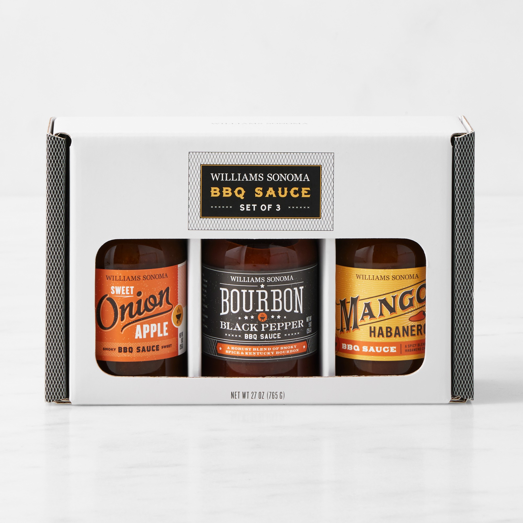 Williams Sonoma BBQ Sauce Gift Set, Sweet, Spicy & Smoky