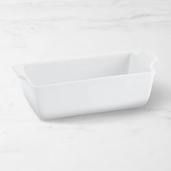 Le Creuset Heritage Stoneware Loaf Pan, Small, White