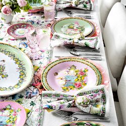 Easter Table Decor Easter Plates Table Linens Williams Sonoma