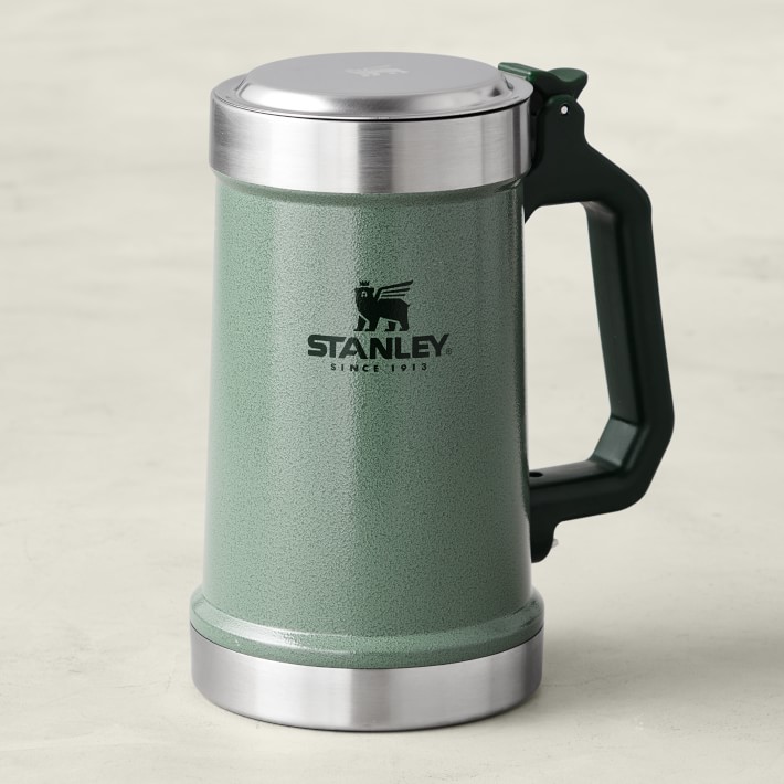 Stanley The Bottle Opener Beer Stein, 24-Oz., Hammertone Green