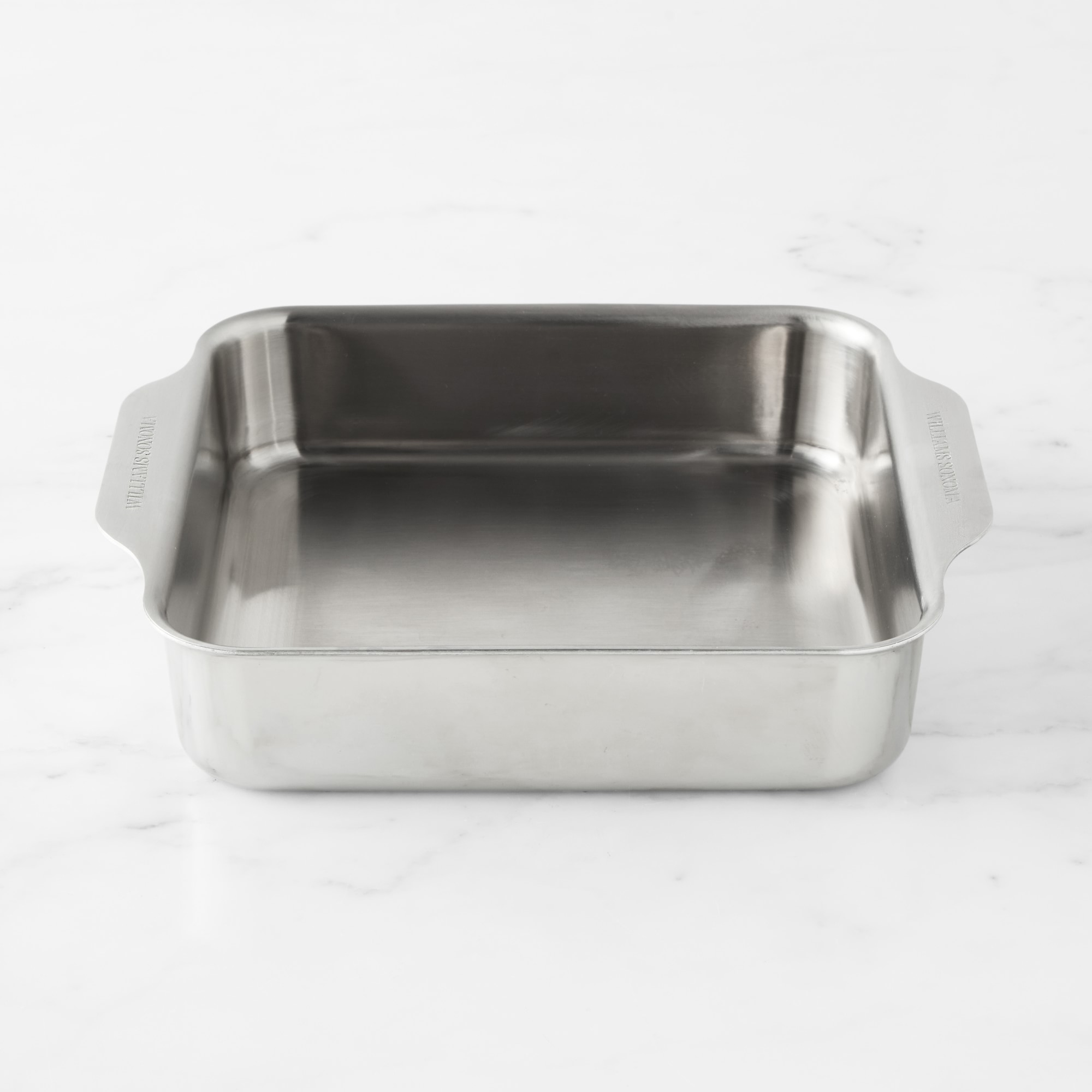 Williams Sonoma Thermo-Clad Stainless-Steel Ovenware Baking Pan, 8" x 8"