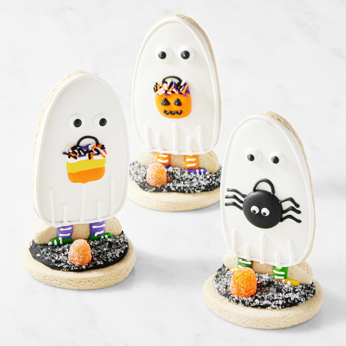 Ghost Trick or Treater Stacking Cookies, Set of 3