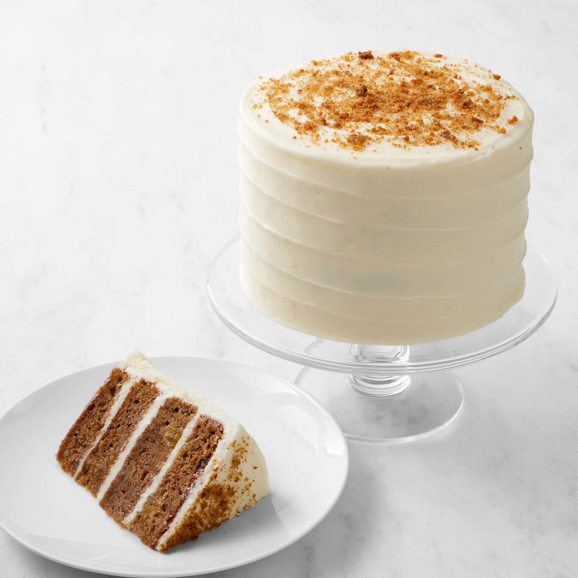 Williams Sonoma Test Kitchen Spiced Carrot Cake, Serves 20