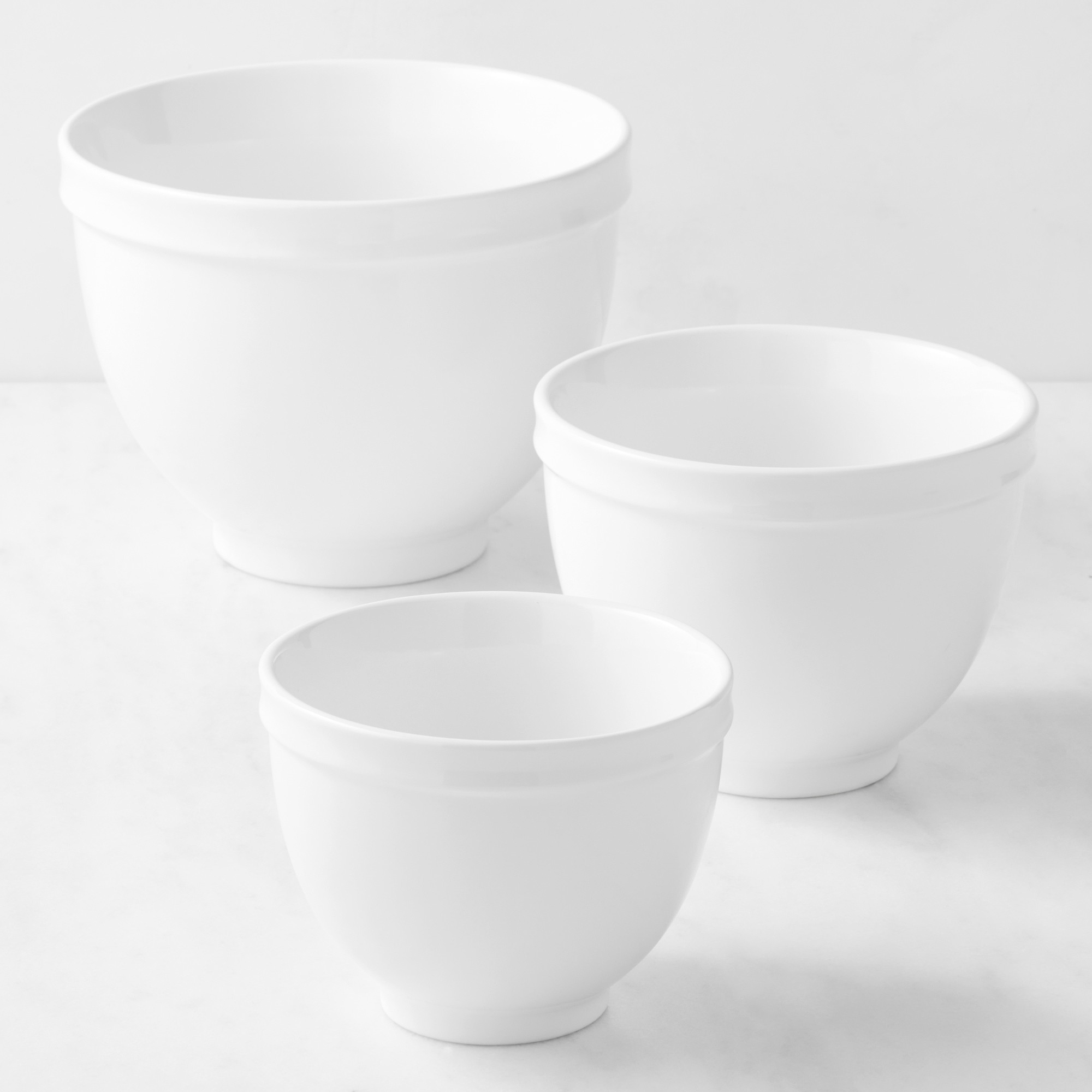 Tall Mixing Bowl, Ceramic, Set of 3