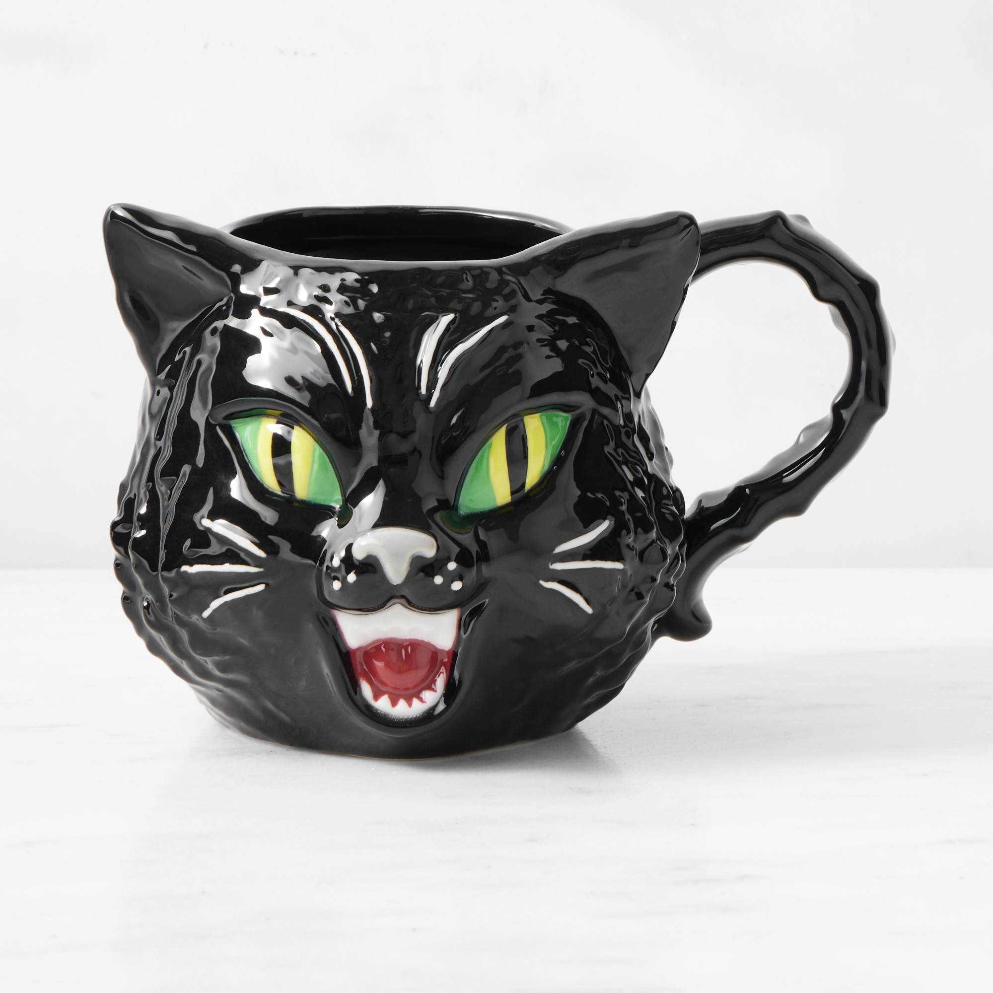 Figural Cat Mug