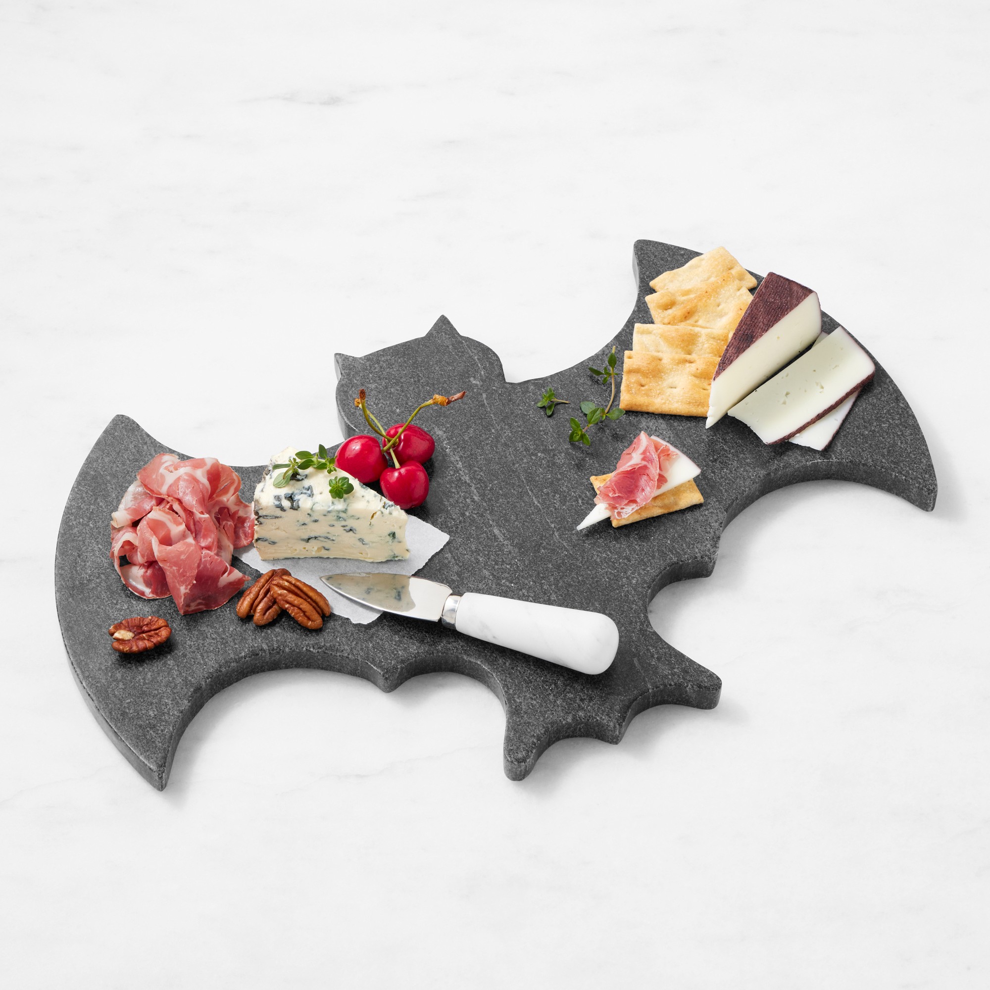 Black Marble Bat Cheese Board