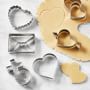 Williams Sonoma Sweet Stainless-Steel Cookie Cutters, Set of 6