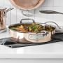 Williams Sonoma Thermo-Clad&#8482; Copper Covered Saut&#233; Pan with Helper Handle