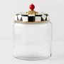 MacKenzie-Childs Courtly Check Glass Canister