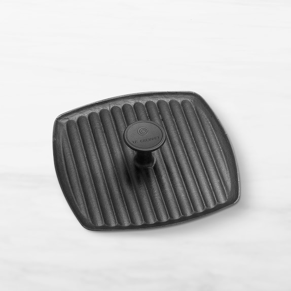 Le Creuset Cast Iron Panini Press Grill Pan Williams Sonoma