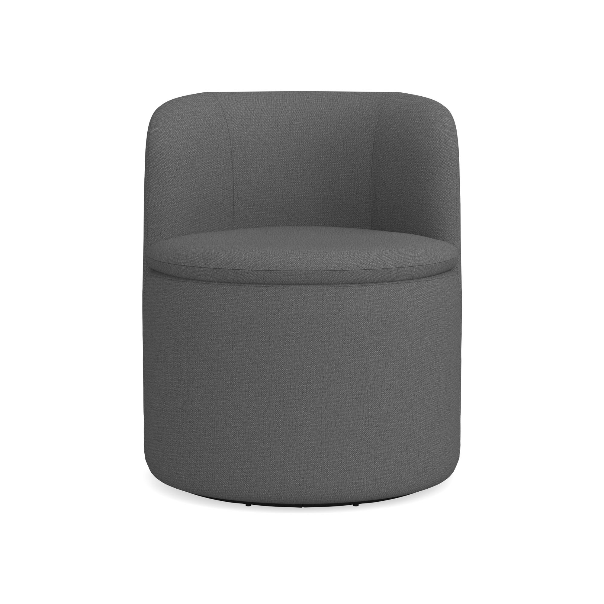 OPEN BOX:  Agnes Upholstered Swivel Dining Chair